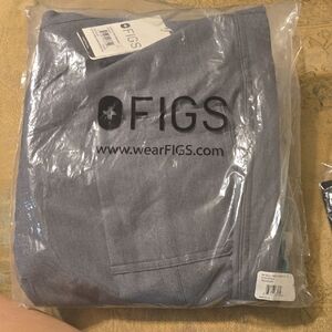 Figs Charcoal Cargo Scrub Jumpsuit